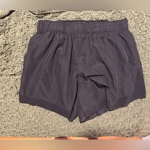 Black athletic shorts